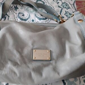 Michael Kors Lt Blue/Denim Shoulder Bag